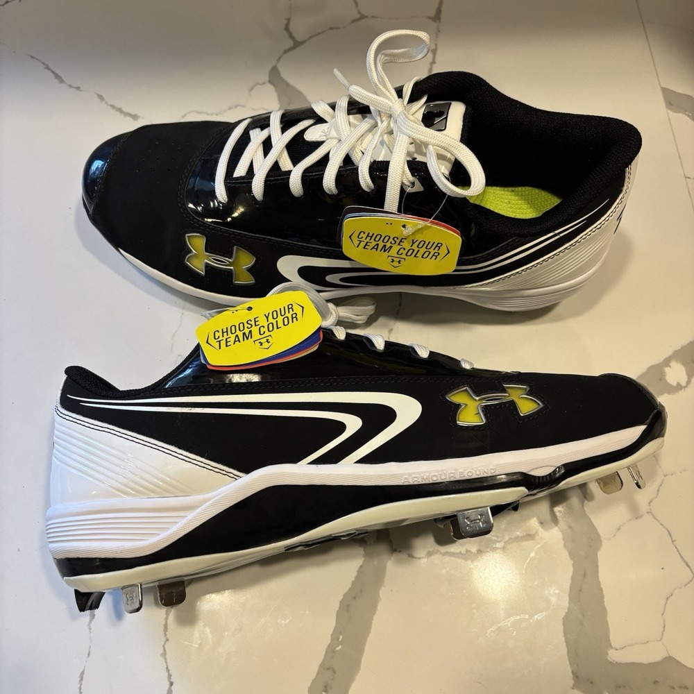 Under Armour Ignite III Low Metal Baseball Cleats Mens 14 Choose Your Team Color